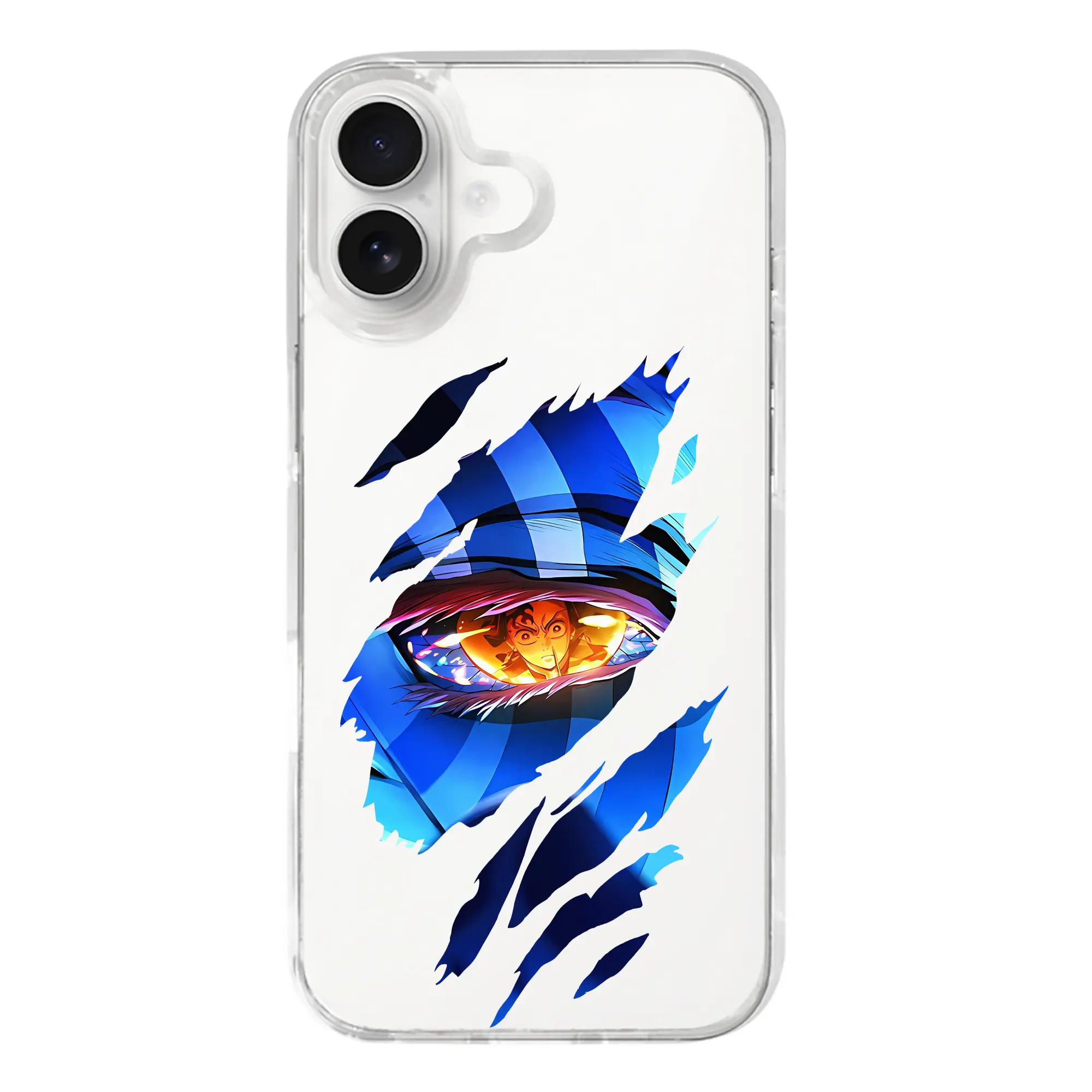 鬼滅の刃 グッズ,猗窩座 - iPhone 17シリーズ 透明スマホケース – 薄型・耐衝撃・精密フィット保護カバー